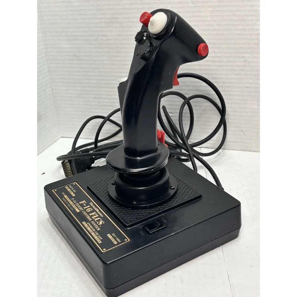 ThrustMaster F16 FLCS Flight Control System Joystick Vintage PC Gaming XM-5400-3